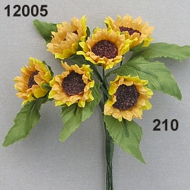 Sunflower small w/leaf