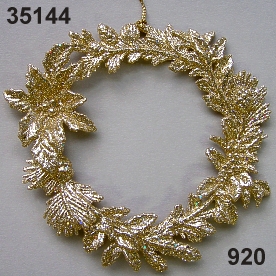 Gold-Glim.Orn.Leaf Ring