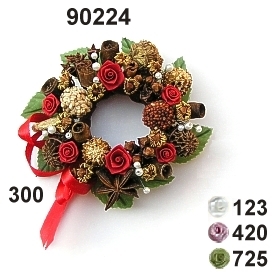 Wreath Deco star sm