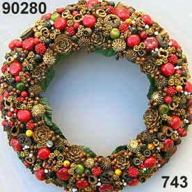 Berry-Deco-wreath XL