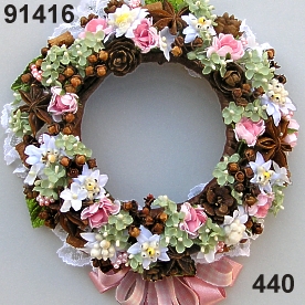 Edelweiss Wreath PINK