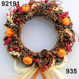 Pumpkin-berry Wreath