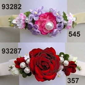 Lilac-daisy bracelet