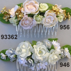 Rose-Forget-m.Hair comb