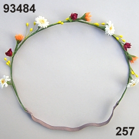 Flower-garland elastic